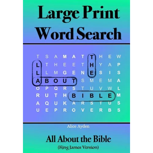 Large Print Word Search: All About the Bible
