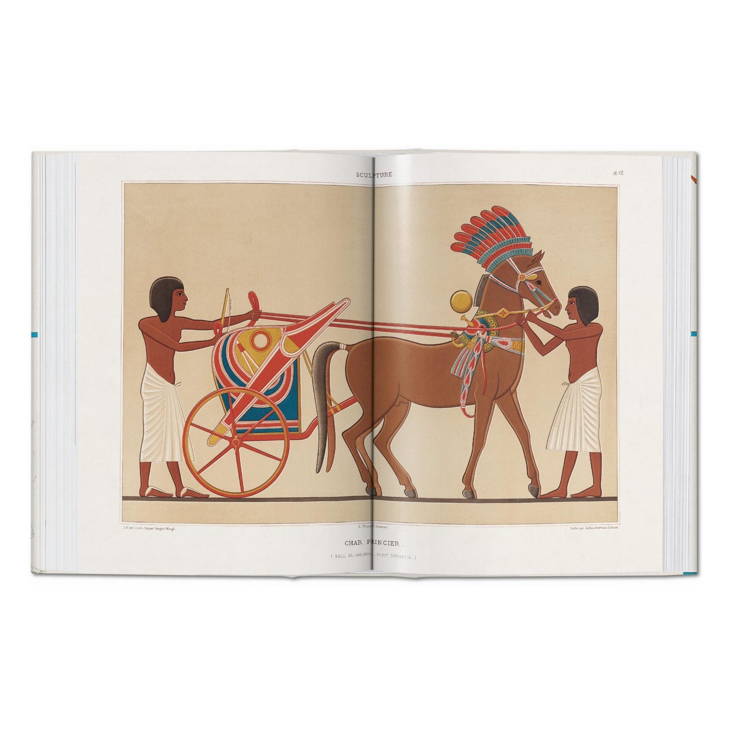 Prisse d'Avennes. Egyptian Art (German, French, English) Book