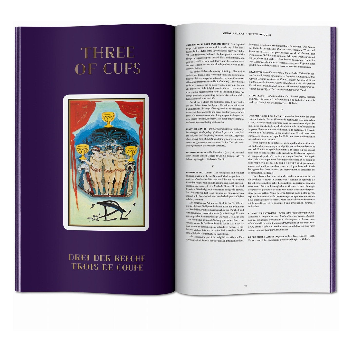 Dalí. Tarot (German, French, English) Book
