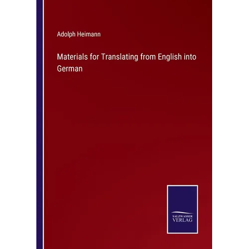 Materials for Translating from English into German