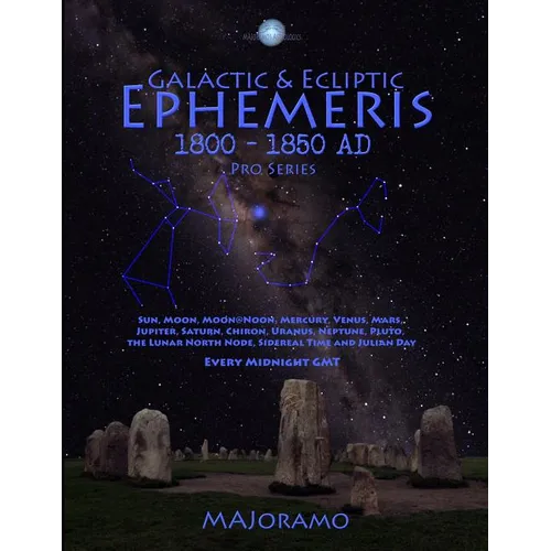 Galactic & Ecliptic Ephemeris 1800 - 1850 Ad