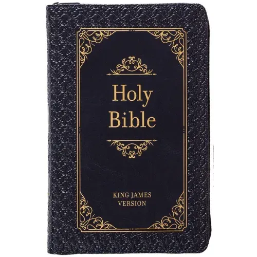 KJV Holy Bible Zip Midnight