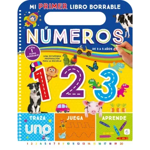 My First Wipe-Clean Book: Numbers (Spanish)
