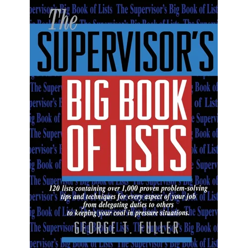 The Supervisor's Big Book of Lists