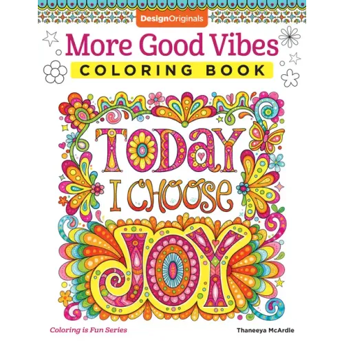 More Good Vibes Coloring Book