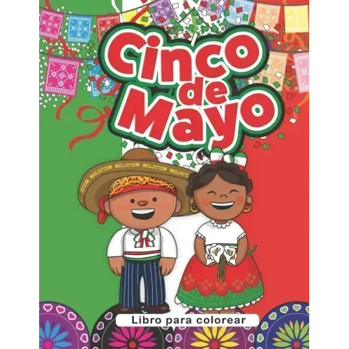 Cinco de Mayo: Libro para colorear