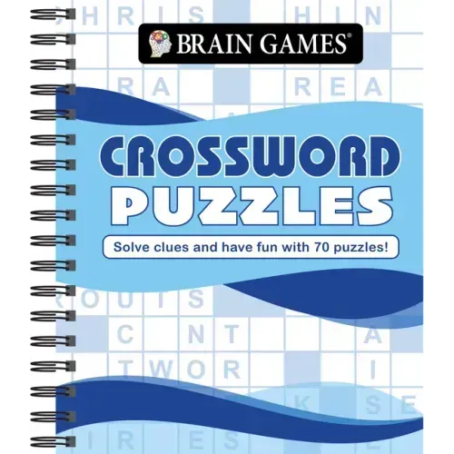 Brain Games - Crossword Puzzles (Waves): Solve Clues and Have Fun with 70 Puzzles!