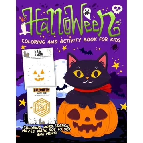 Halloween Coloring and Activity Book