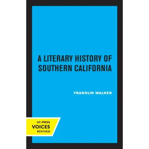 A Literary History of Southern California