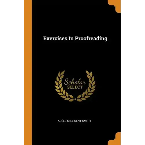 Exercises in Proofreading