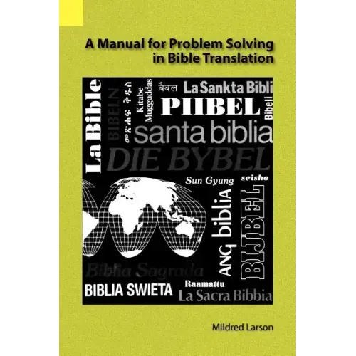 A Manual for Problem Solving in Bible Translation