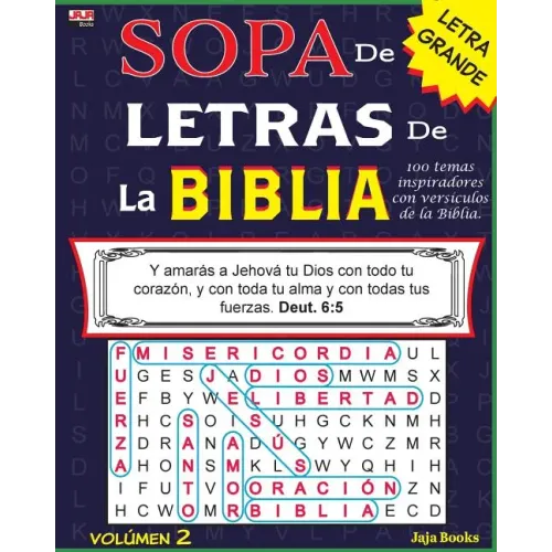 SOPA de LETRAS de la BIBLIA, Volúmen 2