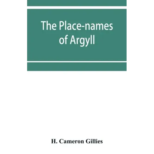 The place-names of Argyll