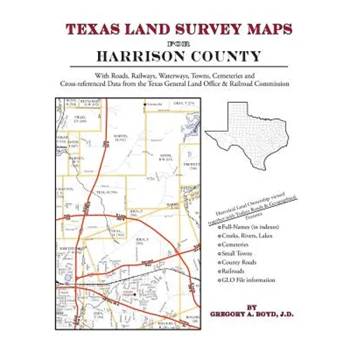 Texas Land Survey Maps for Harrison County