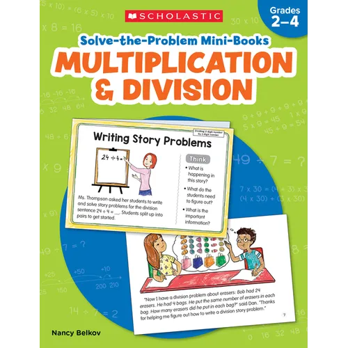 Solve-The-Problem Mini Books: Multiplication & Division