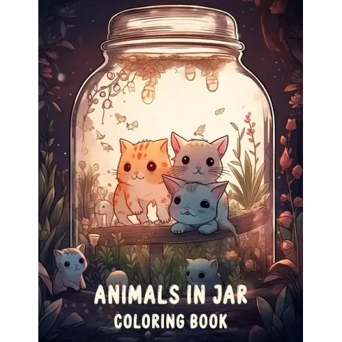 Animals In Jar Coloring Book: Explore The Fascinating World Of Animals In Jar With Cute Animals