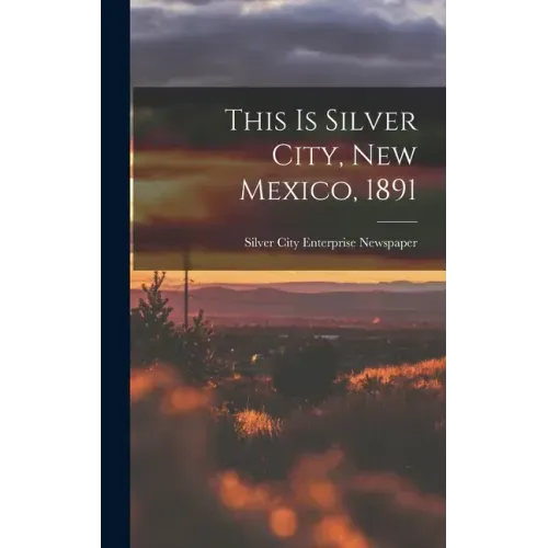 This is Silver City, New Mexico, 1891