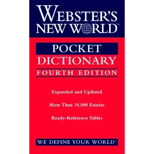 Webster's New World Pocket Dictionary, Fourth Edition