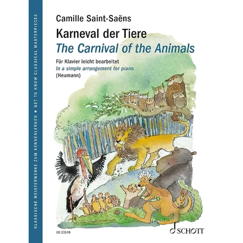 The Carnival of the Animals - Simple Piano Arrangement - Get to Know Classical Masterpieces