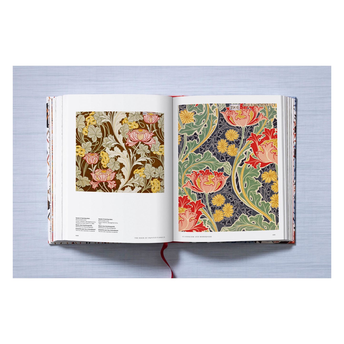 Printed Fabrics. From the 16th century until today (German, French, English) Book