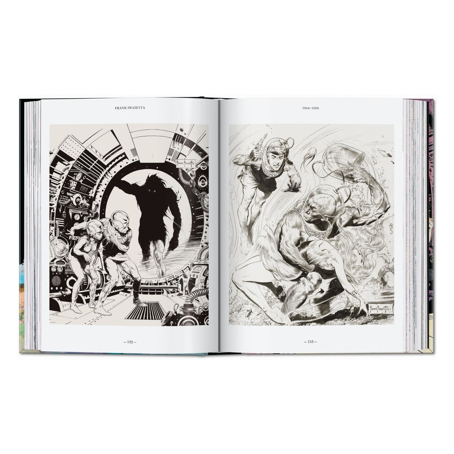 The Fantastic Worlds of Frank Frazetta. 45th Ed. (German, French, English) Book