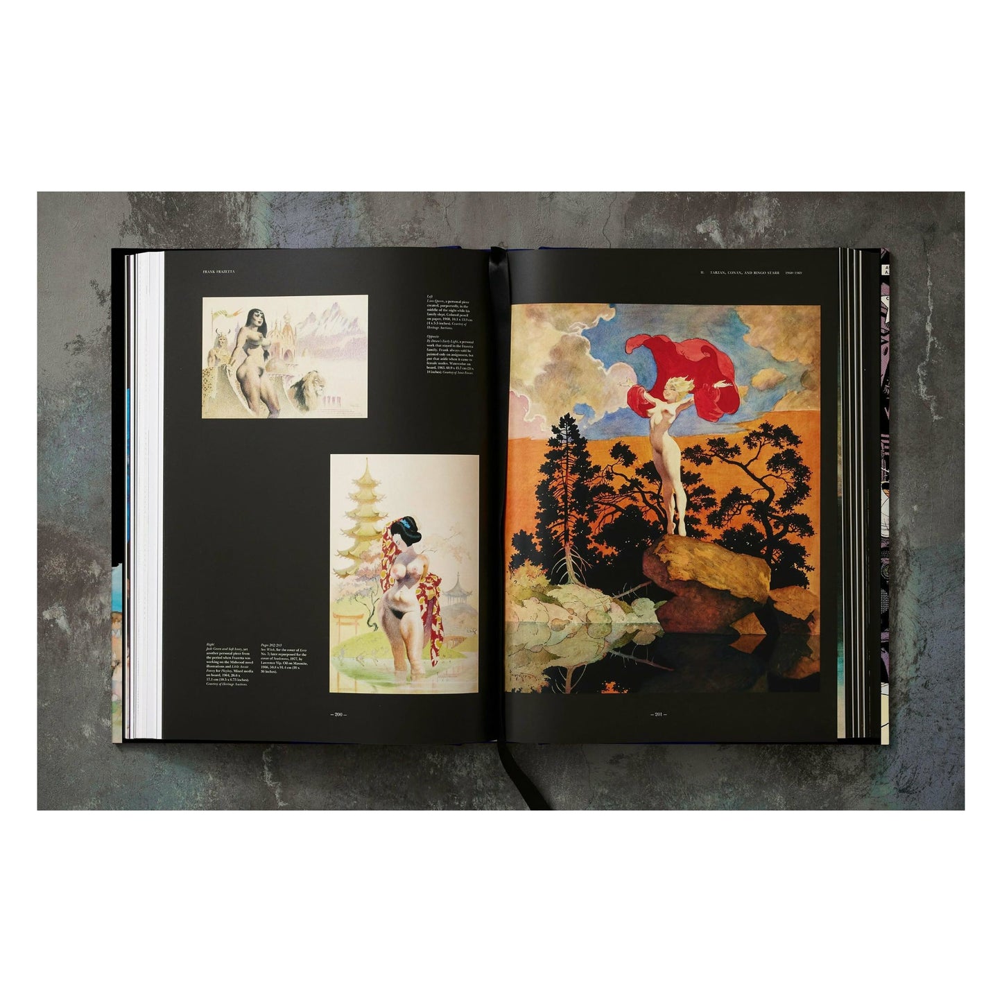The Fantastic Worlds of Frank Frazetta (German, French, English) Book
