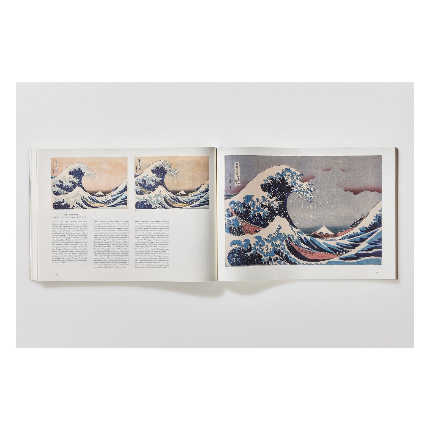 Hokusai. Thirty-six Views of Mount Fuji (German, French, English) Book