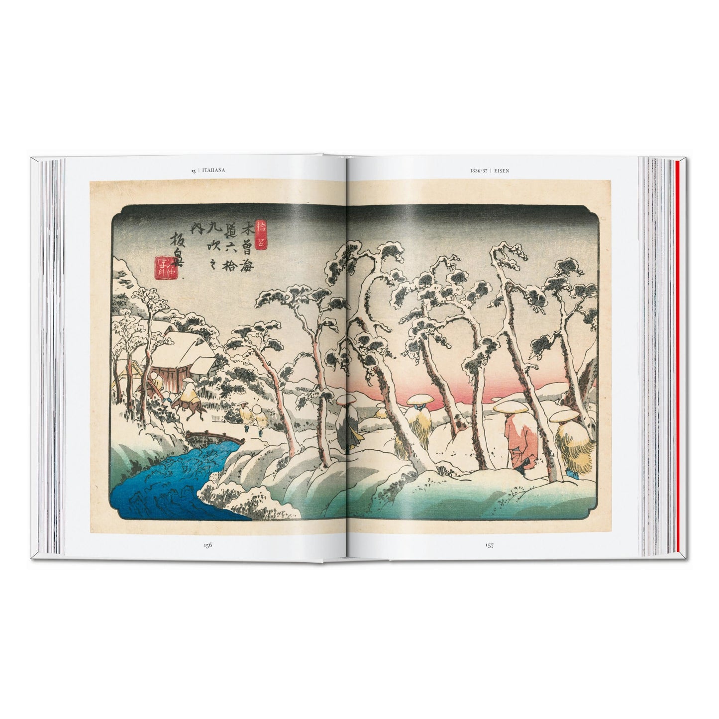 Hiroshige & Eisen. The Sixty-Nine Stations along the Kisokaido. 40th Ed. (German, French, English) Book