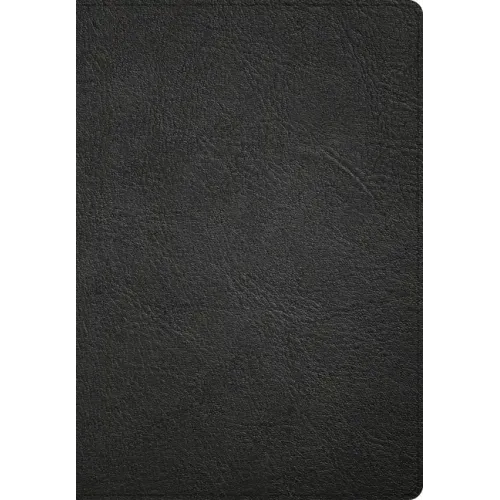 CSB Super Giant Print Reference Bible, Black Genuine Leather, Indexed