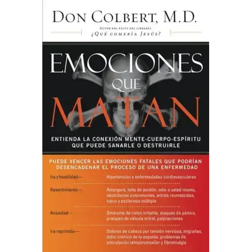 Emociones Que Matan: Entienda La Conexión Mente-Cuerpo-Espíritu Que Puede Sanarle O Destruirle