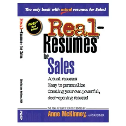 Real-Resumes for Sales