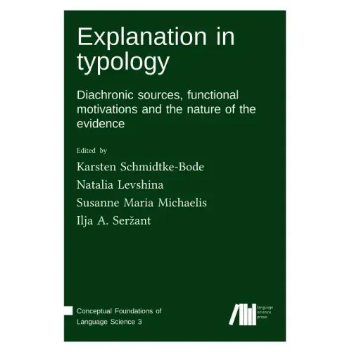 Explanation in Typology