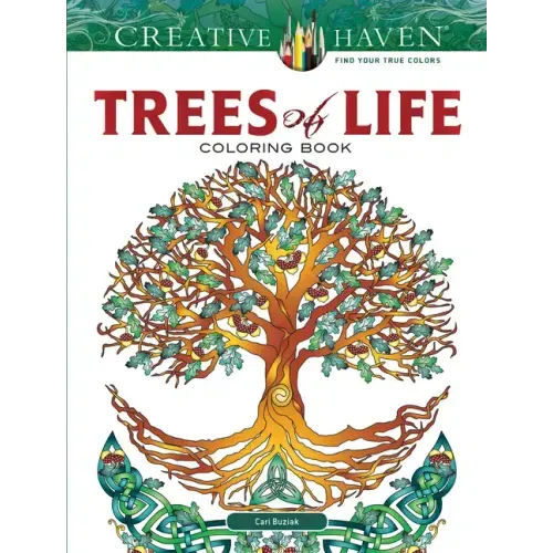 Creative Haven Trees of Life Coloring Book