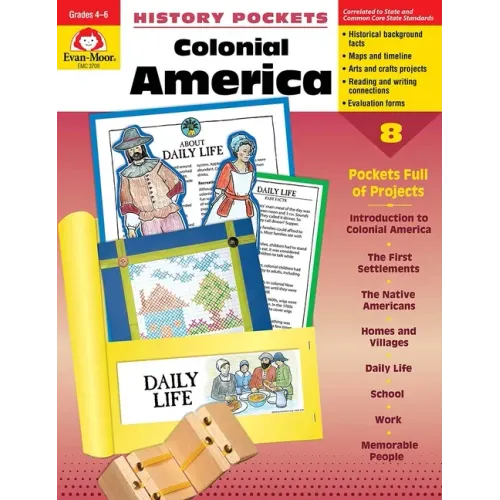 History Pockets: Colonial America, Grade 4 - 6 Teacher Resource