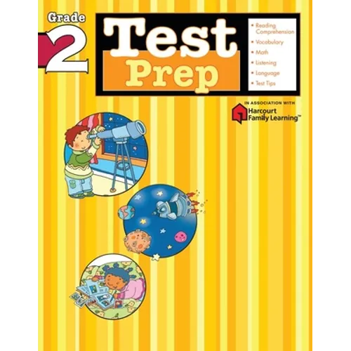 Test Prep: Grade 2 (Flash Kids Harcourt Family Learning)