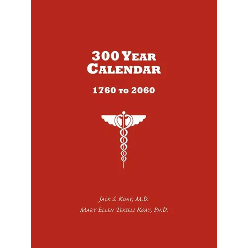 300 Year Calendar: 1760 to 2060
