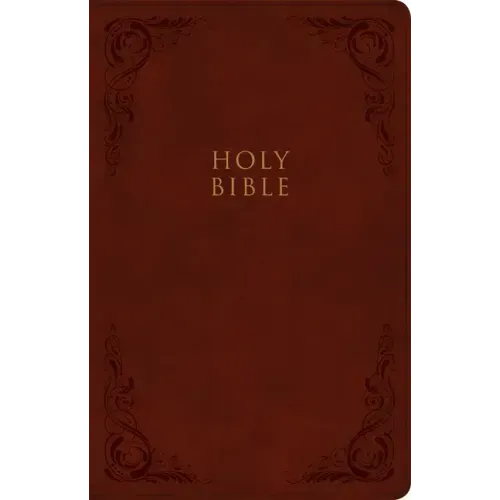KJV Large Print Personal Size Reference Bible, Burgundy Leathertouch