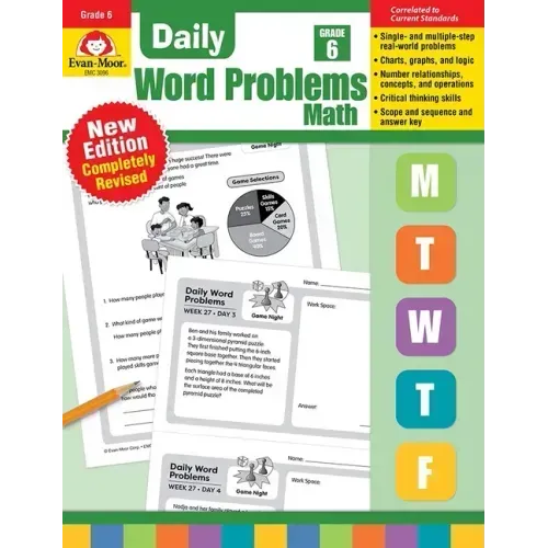 Daily Word Problems Math, Grade 6 Teacher Edition