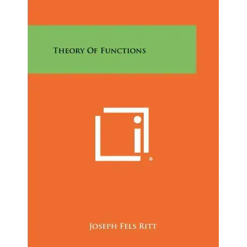 Theory Of Functions
