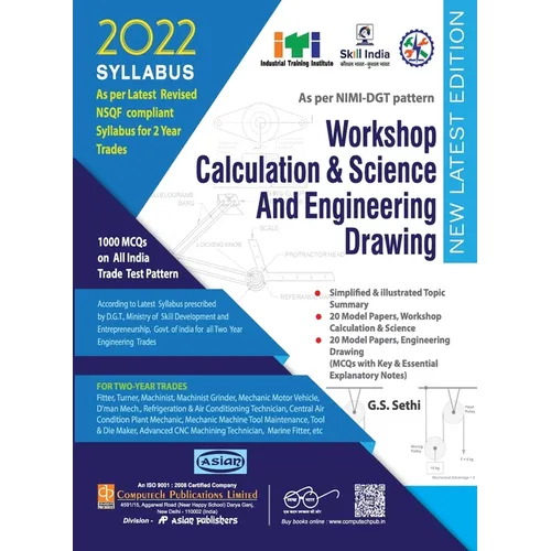 Fitter Workshop Calculation & Science And Engineering Drawing (NSQF 1st & 2nd Year)