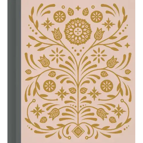 ESV Journaling Study Bible (Cloth Over Board, Blush/Ochre, Floral Design)