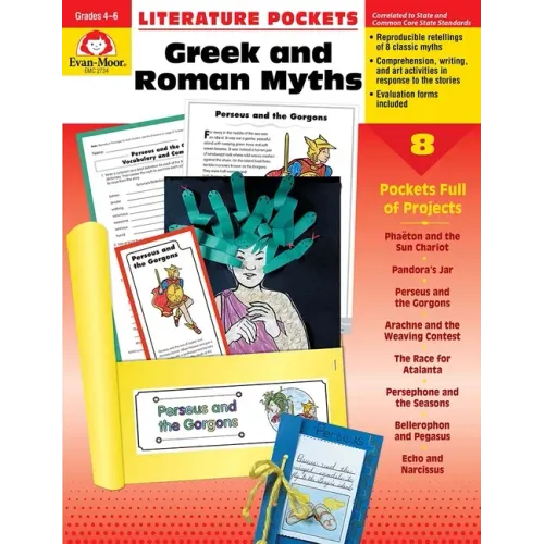 Literature Pockets: Greek & Roman Myths, Grade 4 - 6 Teacher Resource