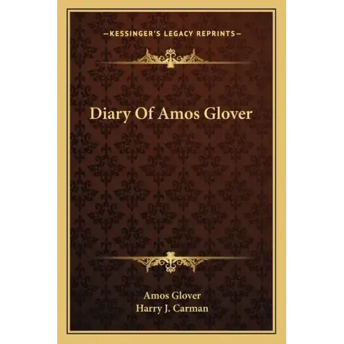 Diary of Amos Glover