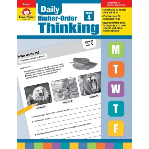 Daily Higher-Order Thinking, Grade 4 Teacher Edition