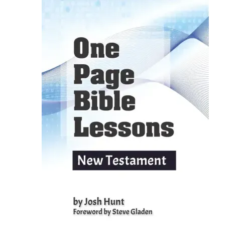 One Page Bible Lessons: New Testament