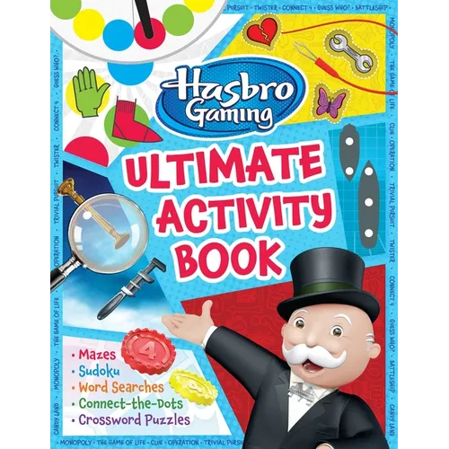 Hasbro Gaming Ultimate Activity Book: (Hasbro Board Games, Kid's Game Books, Kids 8-12, Word Games, Puzzles, Mazes)