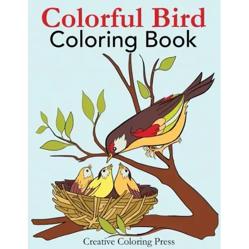 Colorful Bird Coloring Book