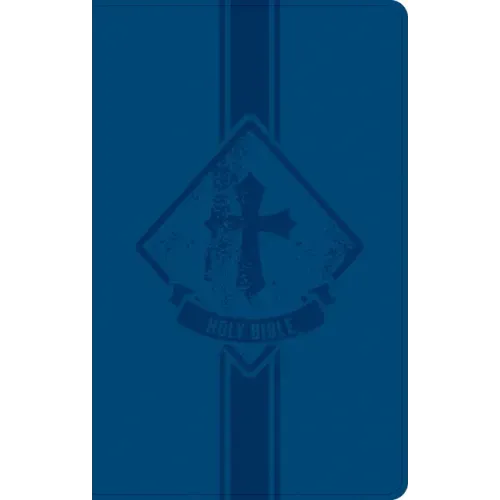 KJV Kids Bible, Thinline Edition, Navy Leathertouch