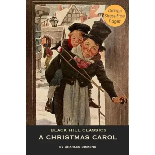 A Christmas Carol: Large Dyslexia-Friendly Print with Orange Pages