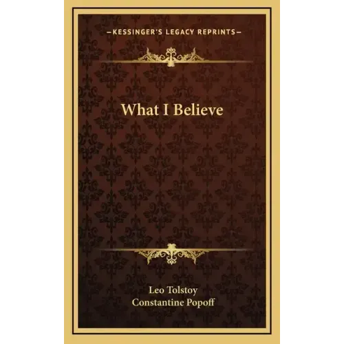 What I Believe